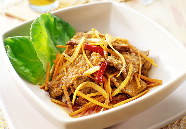 牛肉の南蛮漬け