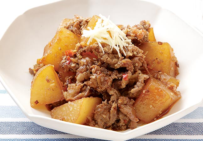 牛肉と大根の韓国風煮物