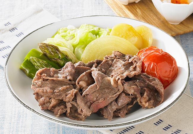 春野菜の蒸ししゃぶ