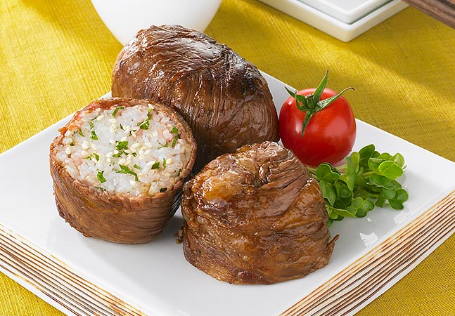 牛巻きおにぎり