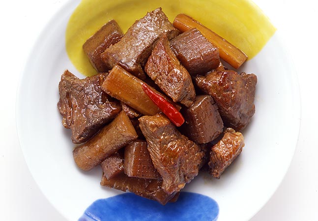 牛肉とごぼうの煮物